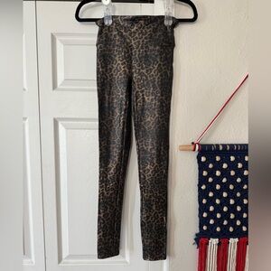 SPANX Animal Print Leggings - Brown and Black